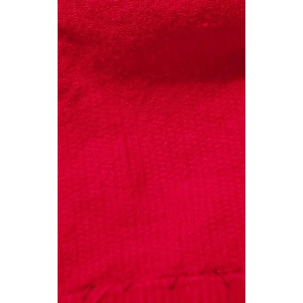 Vintage 60's B.Forman Co. Made In Italy Toddlers‎ Red Corduroy Cover Snowman